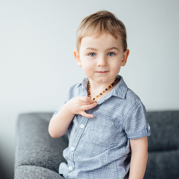 Amber Teething Necklace (Multicolor)
