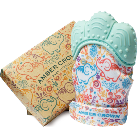 Amber Crown Teething Mitten