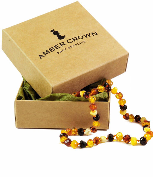 Amber Teething Necklace (Multicolor)